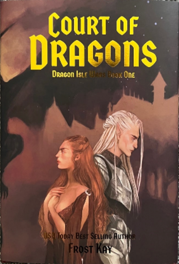 Court of Dragons (Dragon Isle Wars #1) - Frost Kay - Bookish Box Signed Exclusive Edition w/ Reversible Dust Jacket - Like New Condition